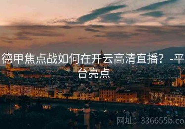 德甲焦点战如何在开云高清直播？-平台亮点