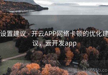 设置建议 - 开云APP网络卡顿的优化建议，云开发app