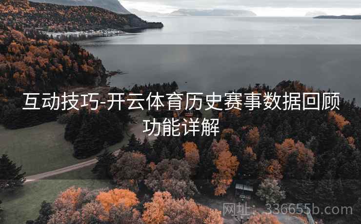 互动技巧-开云体育历史赛事数据回顾功能详解